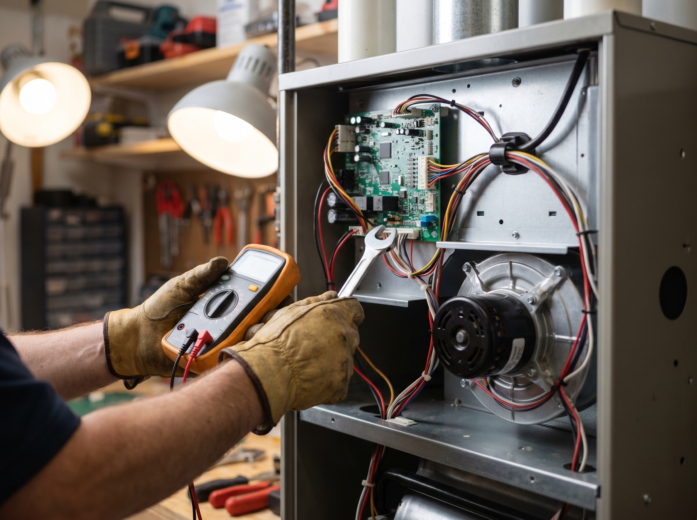 Furnace repair and heating service
